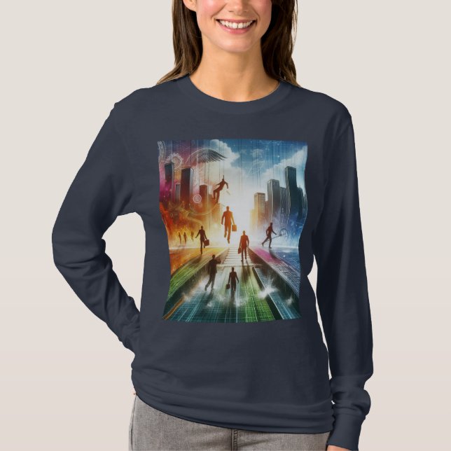 Breaking Barriers Women's Day Long Sleeve T-Shirt (Front)