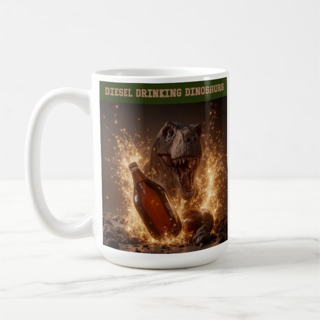 Breaking Bottles Of Beer Coffee Mug (Left)