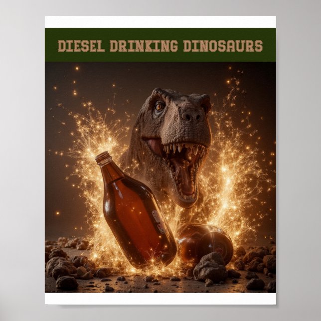 Breaking Bottles Of Beer Poster (Front)
