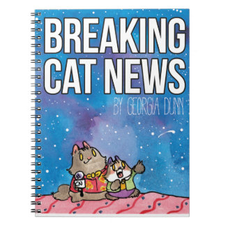 Breaking Cat News Sunday Art carnet