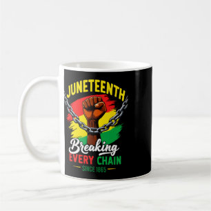 Breaking Every Chain Since 1865 Red Yellow Green B Coffee Mug