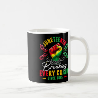 Breaking Every Chain Since 1865 Women Men Juneteen Coffee Mug