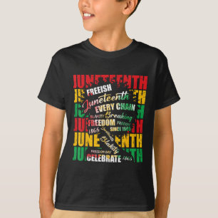 Breaking Every Chain Since 1865 Women Men Juneteen T-Shirt