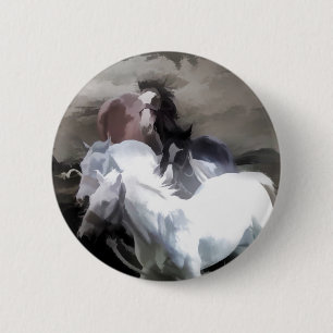 Breaking Free   -  Wild Horses 2 Inch Round Button