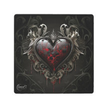 Breaking Gothic Love Metal Wall Art