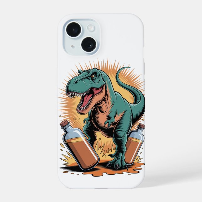 Breaking More Bottles iPhone 15 Case (Back)