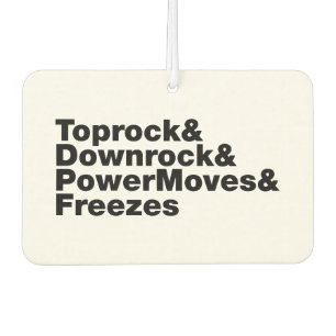 Breaking Moves (Breakdancing) Air Freshener