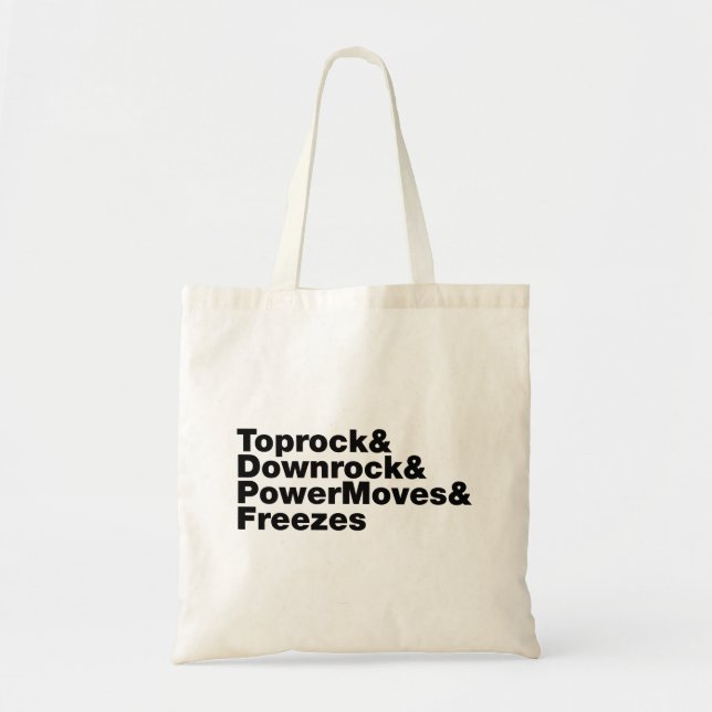 Breaking Moves (Breakdancing) Tote Bag (Front)