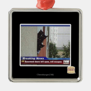 Breaking News 2 Metal Ornament