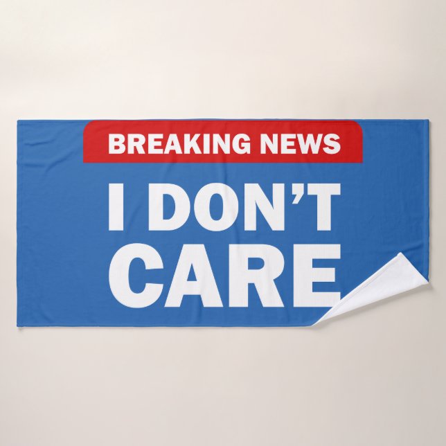 Breaking News Bath Towel (Bath Towel)