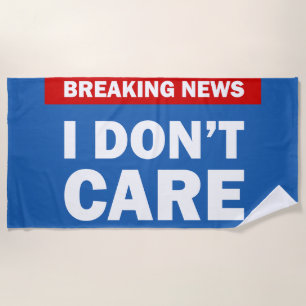 Breaking News Beach Towel