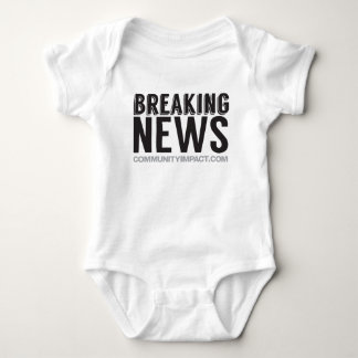 Breaking News - birth announcement / gift Baby Bodysuit