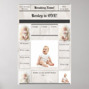 Breaking News First Milestones Poster