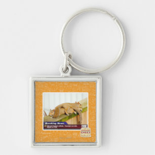 Breaking News Keychain