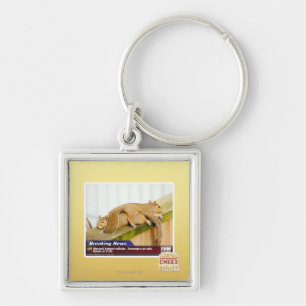 Breaking News Keychain
