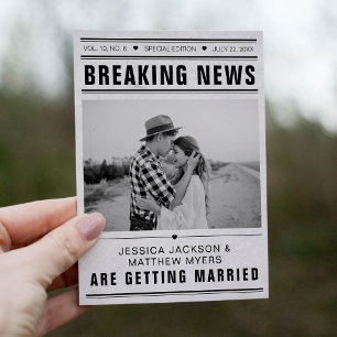 Breaking News Newspaper Template Photo Grunge
