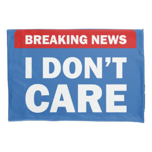 Breaking News Pillowcase