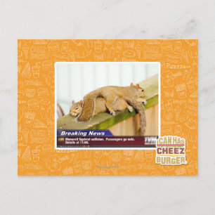 Breaking News Postcard