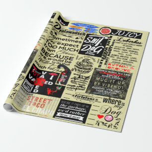 Breaking News Wrapping Paper