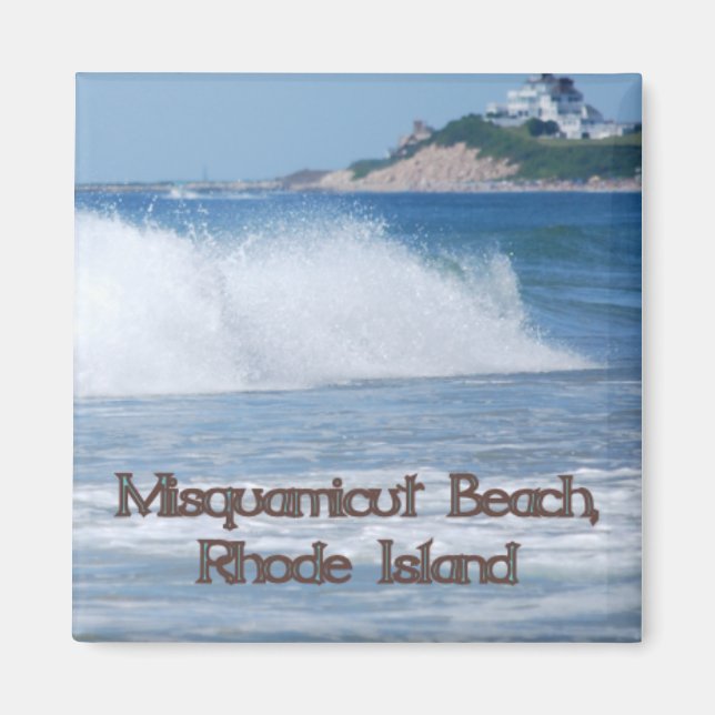 Breaking Ocean Wave Magnet (Front)