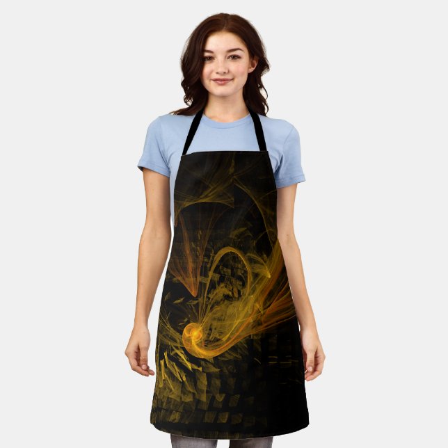 Breaking Point Abstract Art Apron (Worn)