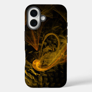 Breaking Point Abstract Art iPhone 16 Case
