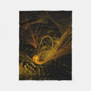 Breaking Point Abstract Art Fleece Blanket