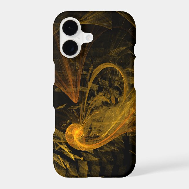 Breaking Point Abstract Art iPhone Case (Back)