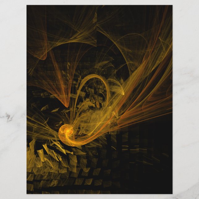 Breaking Point Abstract Art Letterhead (Front)