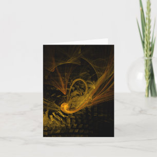 Breaking Point Abstract Art Note Card