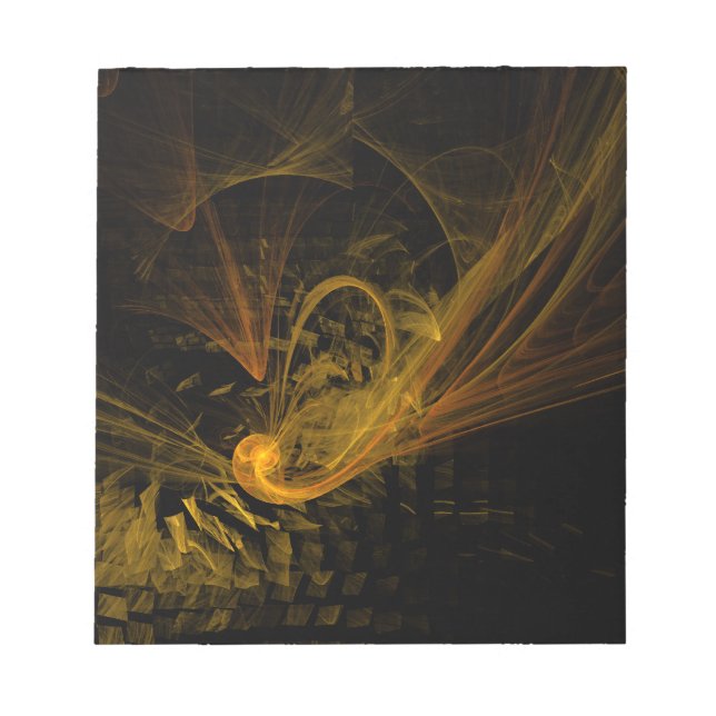 Breaking Point Abstract Art Notepad (Front)