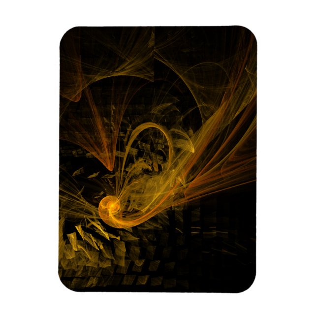 Breaking Point Abstract Art Premium Magnet (Vertical)