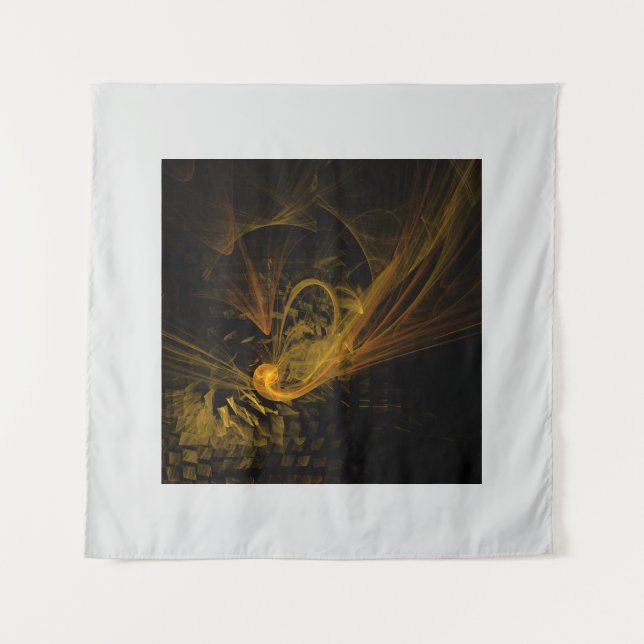 Breaking Point Abstract Art Tapestry (Front)