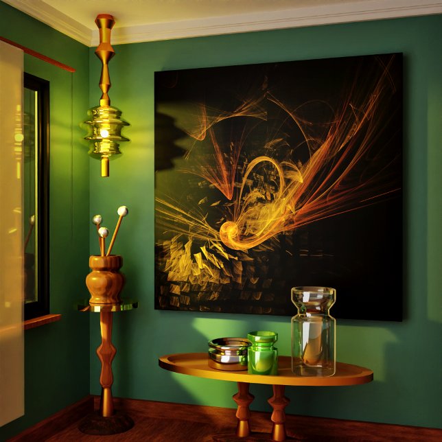 Breaking Point Abstract Art Wrapped Canvas Print (Breaking Point Abstract Art Wrapped Canvas Print)