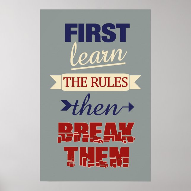 Breaking Rules poster (Front)