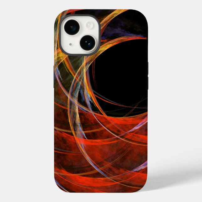 Breaking the Circle Abstract Art Case-Mate iPhone Case (Back)