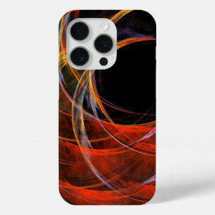 Breaking the Circle Abstract Art iPhone 15 Pro Case