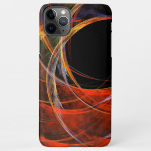 Breaking the Circle Abstract Art Glossy iPhone 11Pro Max Case