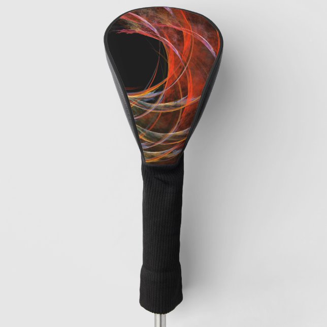 Breaking the Circle Abstract Art Golf Head Cover (Front)