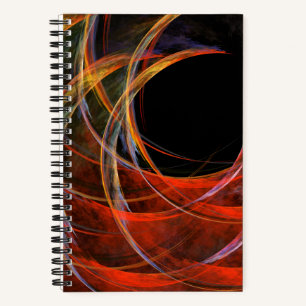 Breaking the Circle Abstract Art Notebook