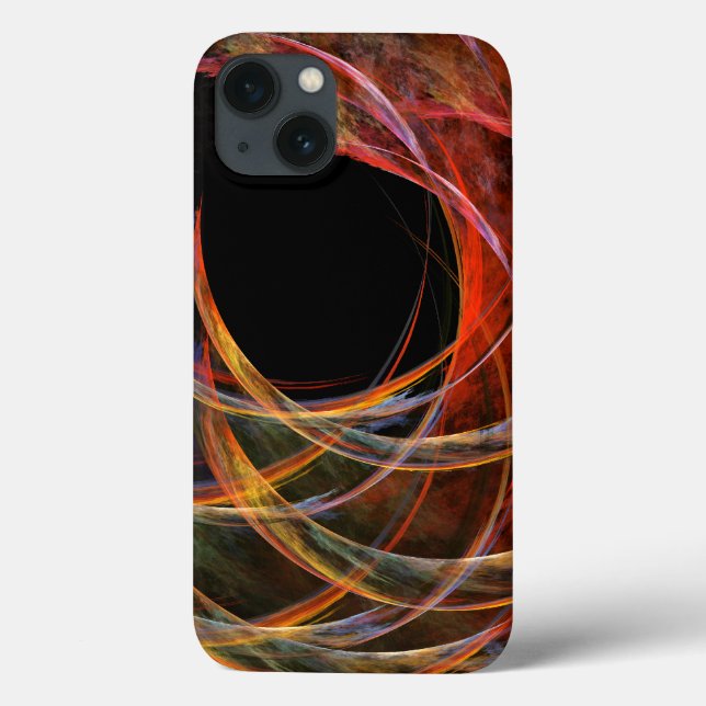 Breaking the Circle Abstrait Art iPhone 6 Coque (Verso)