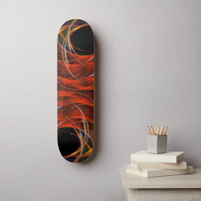 Breaking the Circle Abstrait Art Skateboard (Art mural)