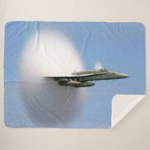BREAKING the SOUND BARRIER Sherpa Blanket