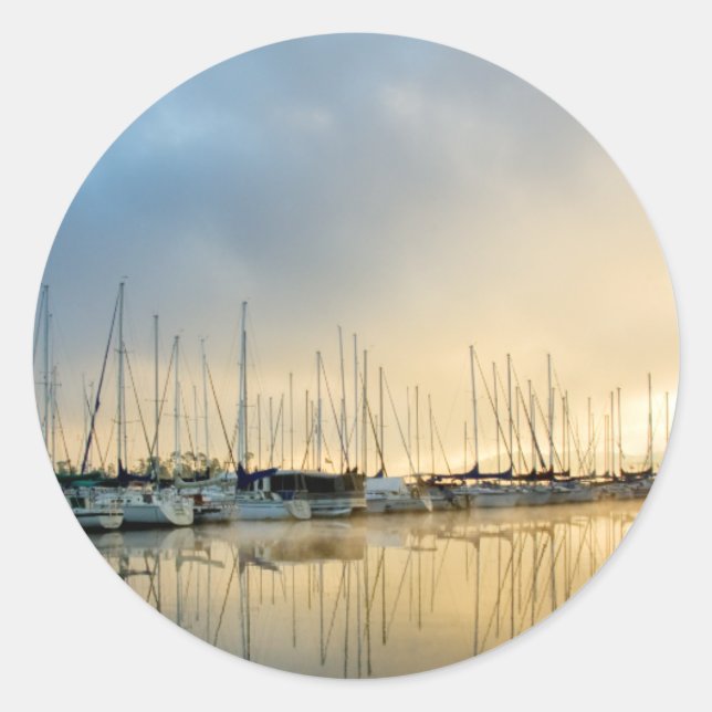 Breaking Through II Classic Round Sticker (Front)