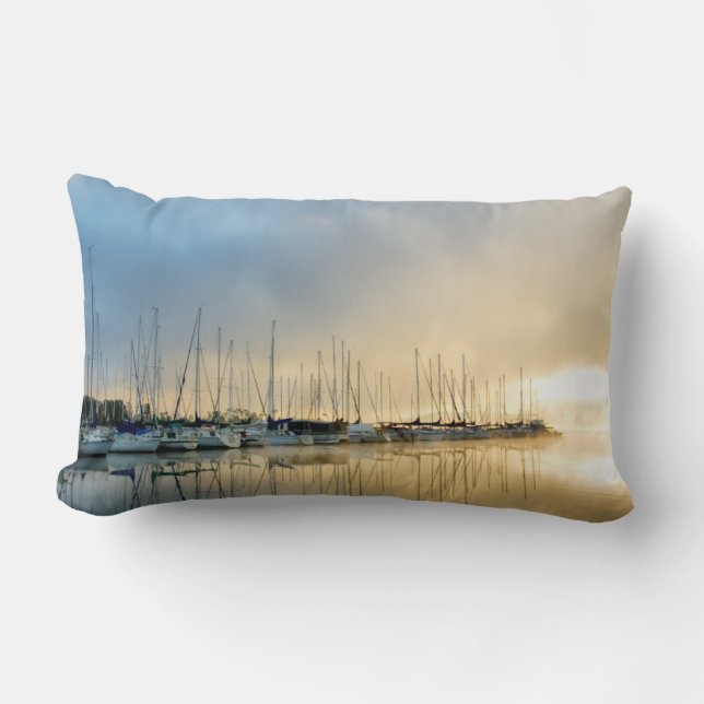 Breaking Through II Lumbar Pillow (Front)