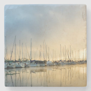 Breaking Through II Stone Coaster