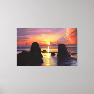 Breaking Through the Clouds Canvas Print