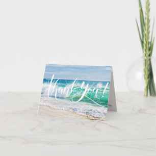 Breaking Waves Beach Wedding Merci