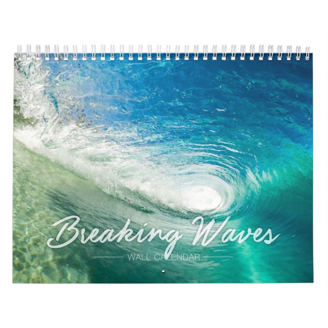 Breaking Waves Wall Calendar (Cover)