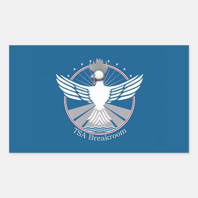 Breakroom Flag Stickers (x4) (Front)